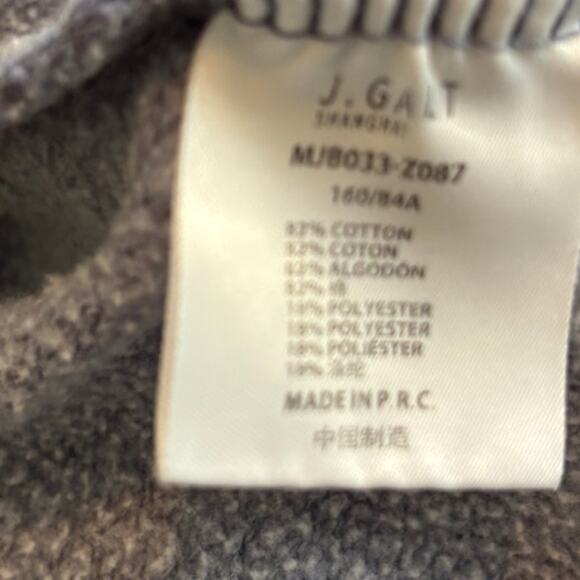 John Galt Blue Sweatshirt One Size Athleisure Oversized - Picture 6 of 8